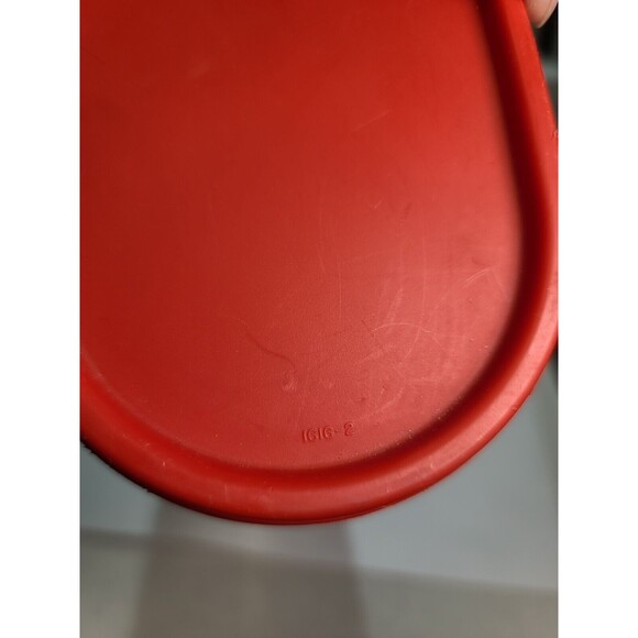 Vintage TUPPERWARE 1615-13 Modular Mate 12 1/4 cup 1616-2 Red Lid - Picture 7 of 10